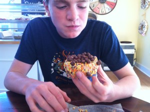 plain, maple-glazed, buncha cruncha and fall sprinkles